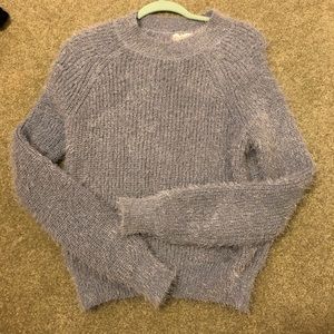COZY blue grey sweater